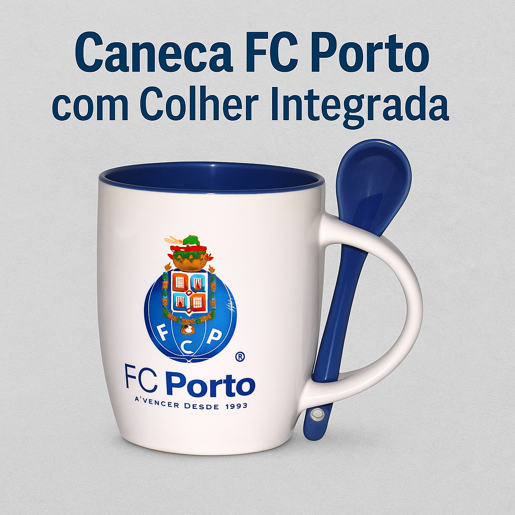 Caneca FC Porto com Colher Integrada