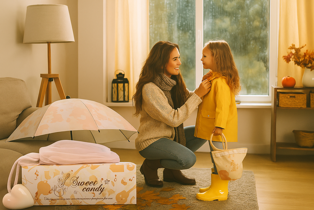 Guarda-Chuva Sweet Candy – Cores Pastel