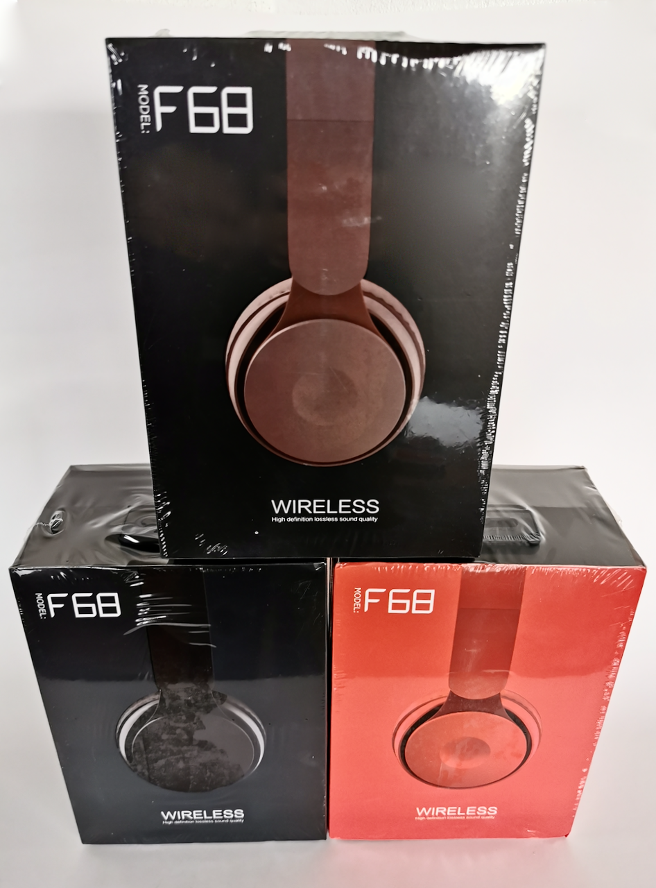 Phones Wireless Sem Fio F68 — Liberdade, Estilo e Som de Alta Definição