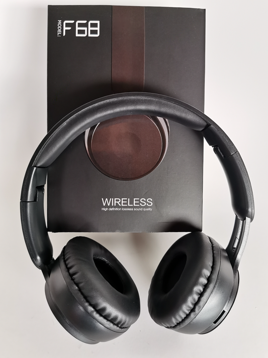 Phones Wireless Sem Fio F68 — Liberdade, Estilo e Som de Alta Definição