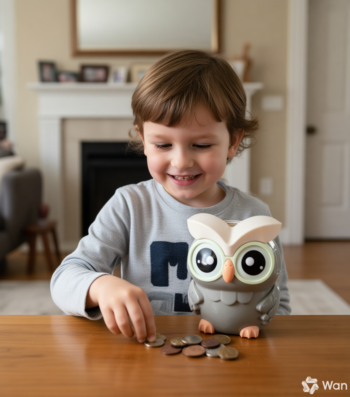 Tirelire numérique Hibou — Apprendre à épargner peut être amusant ! 